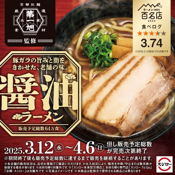 「本家第一旭」監修　醤油ラーメン